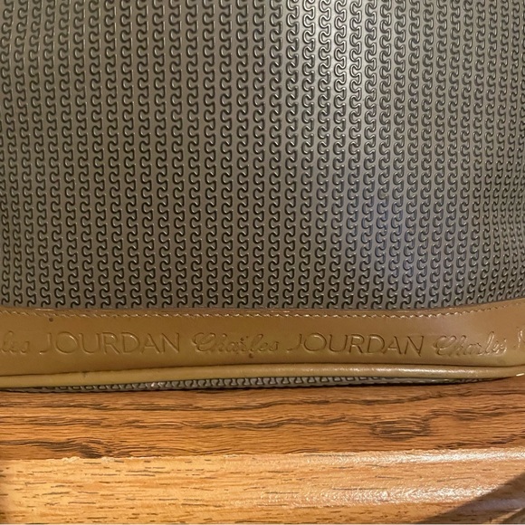 Vintage Charles Jourdan Actif Paris Women's Crossbody Bag in Brown and Gray Tan - Picture 2 of 15